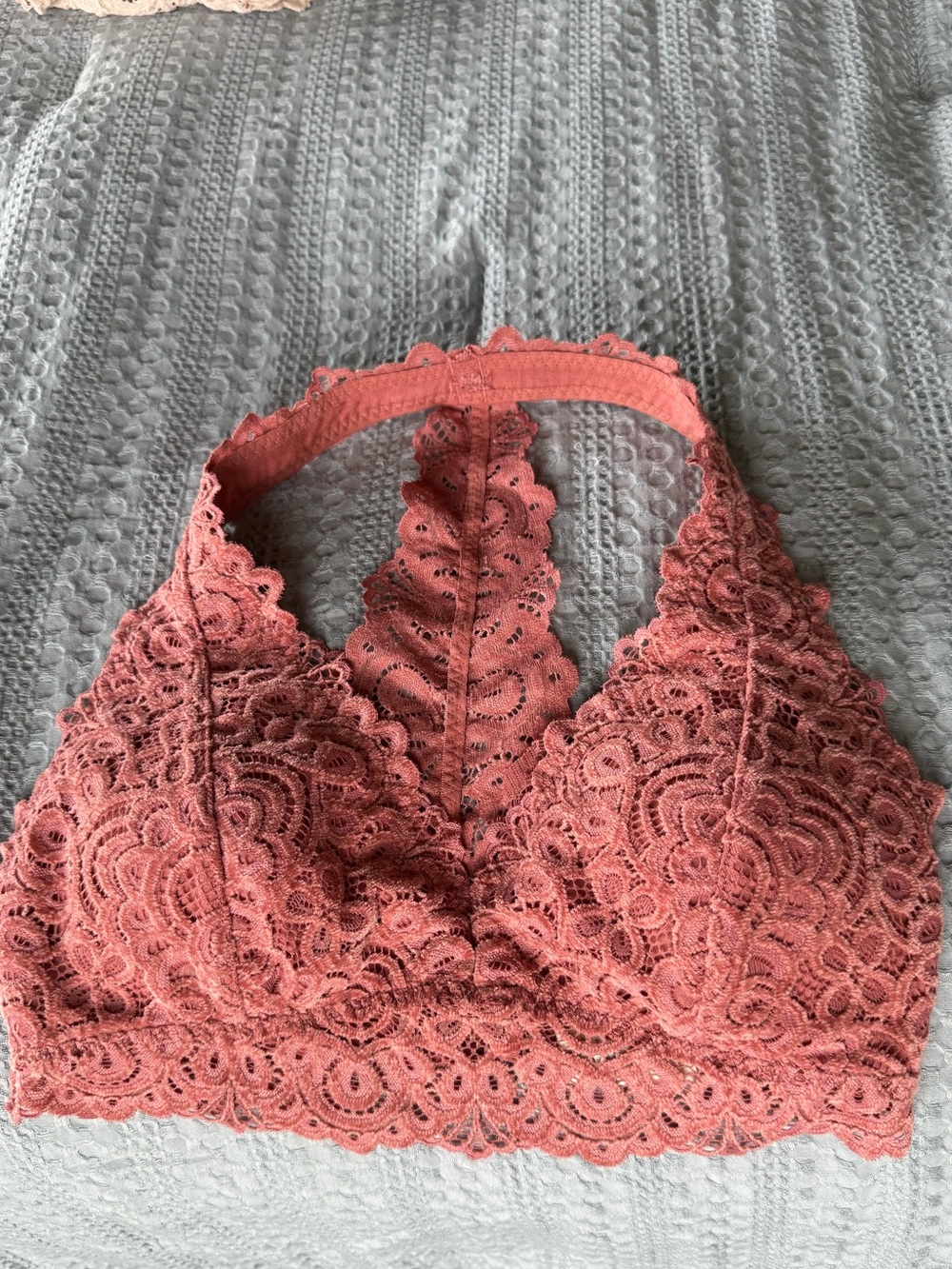 Two Gilly Hicks Abercrombie Lace Racerback Bralettes